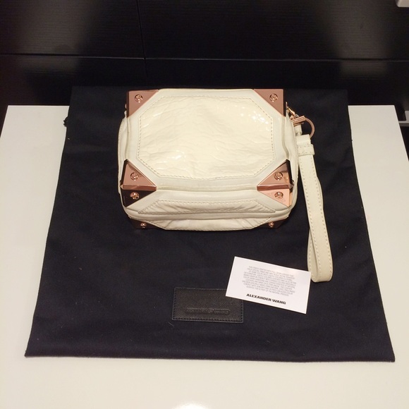 Alexander Wang Lambskin Leather Wristlet Clutch - Picture 1 of 9